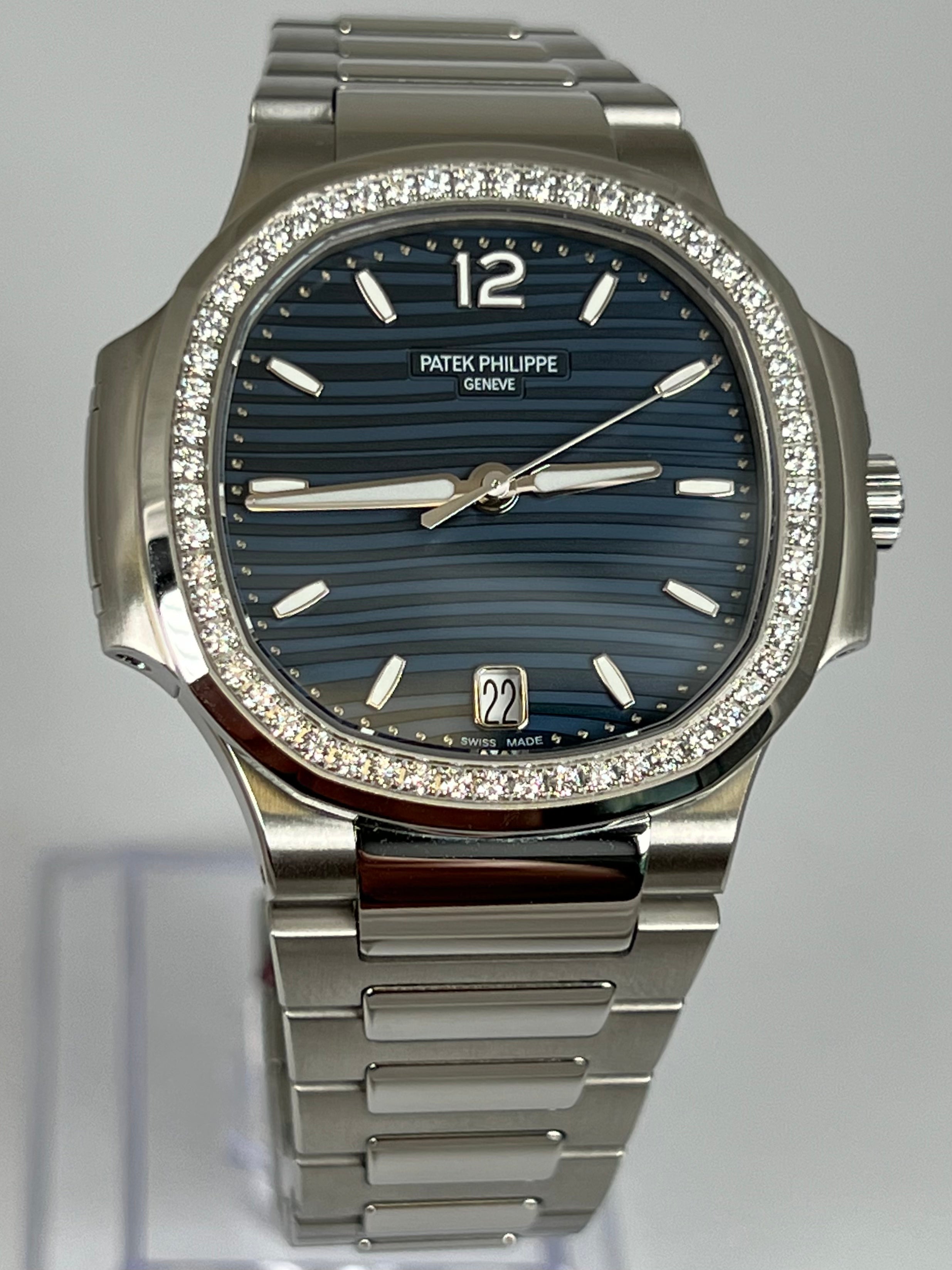 Patek philippe nautilus blue best sale