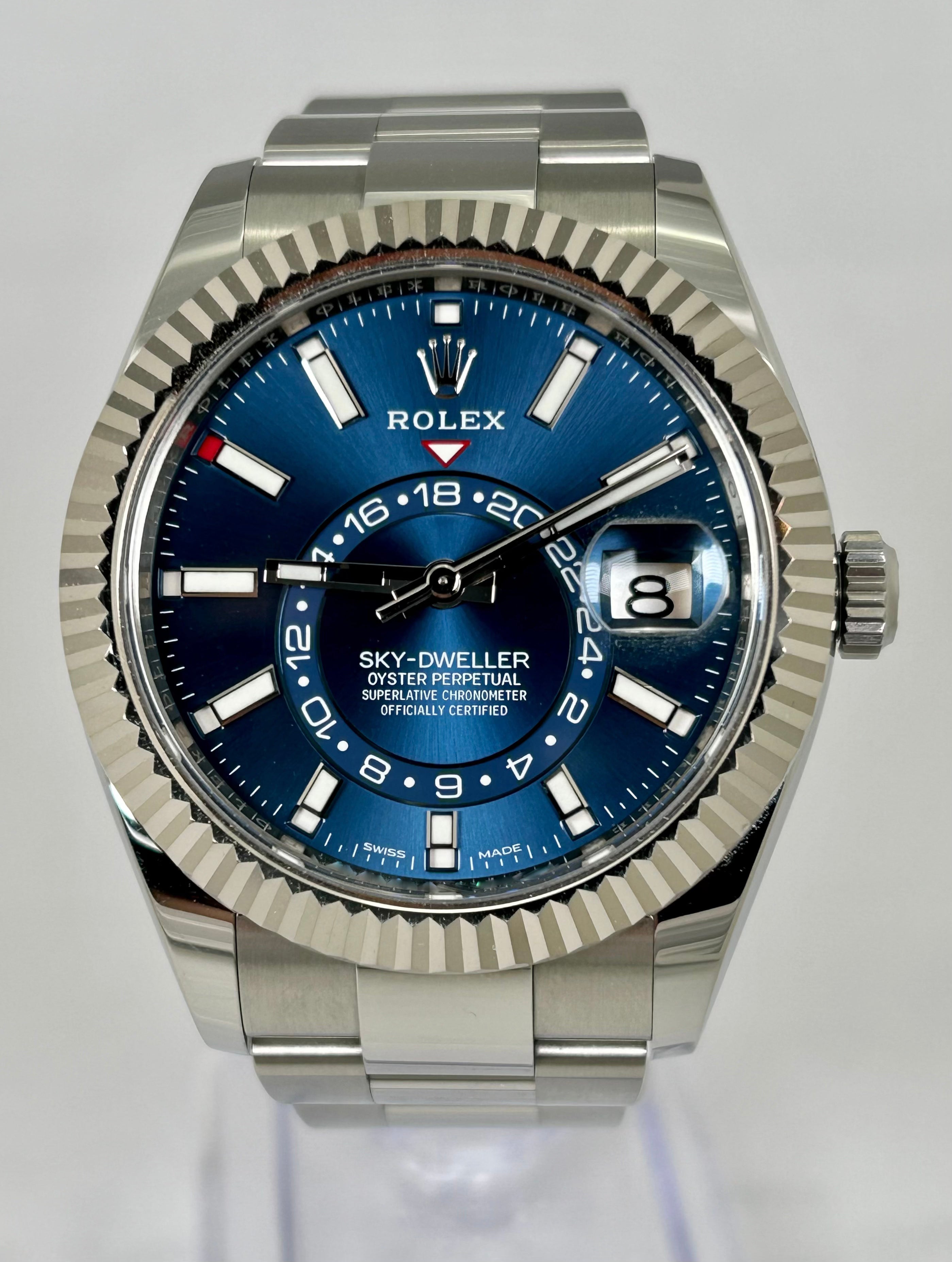 Blue rolex sky discount dweller