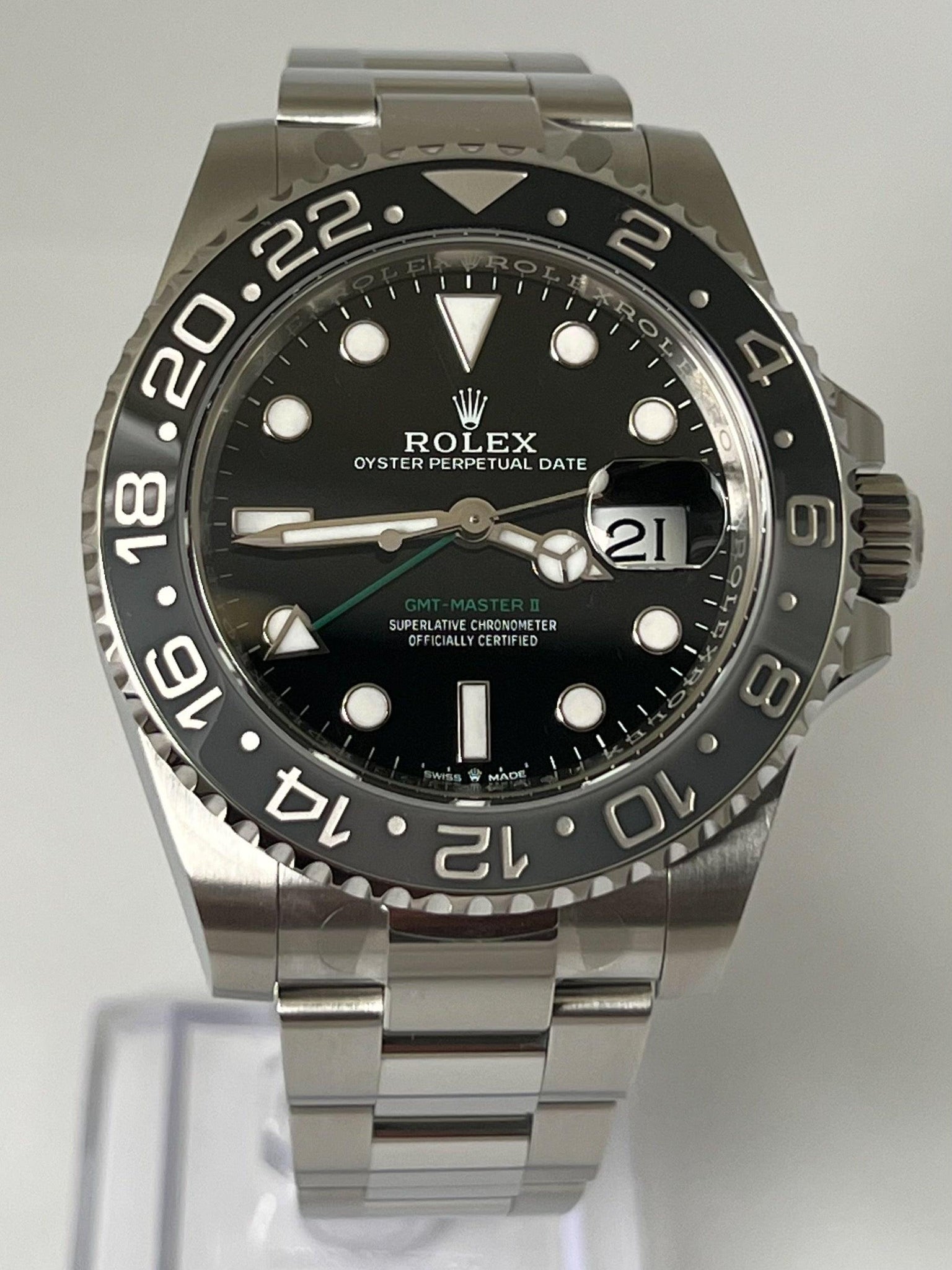 ROLEX GMT MASTER 2 BRUCE WAYNE 126710GRNR