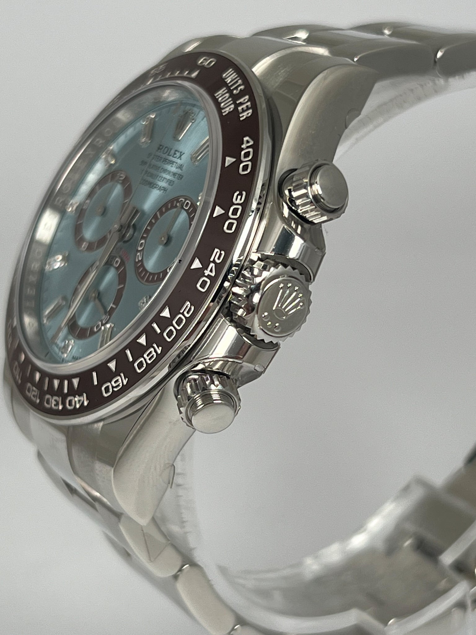 ROLEX DAYTONA PLATINUM BAGUETTE ICE BLUE 126506