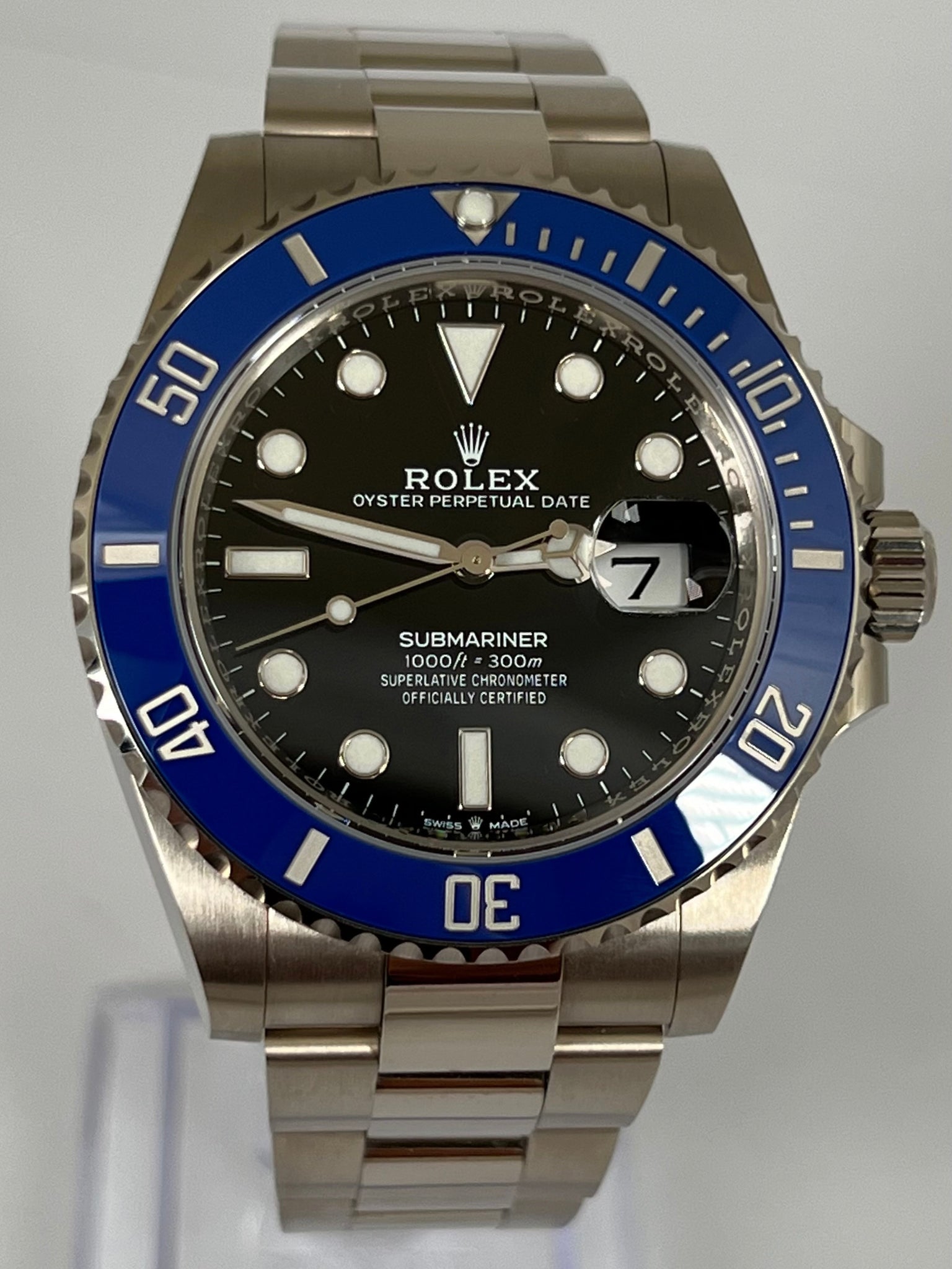 ROLEX SUBMARINER COOKIE MONSTER WHITE GOLD 126619LB