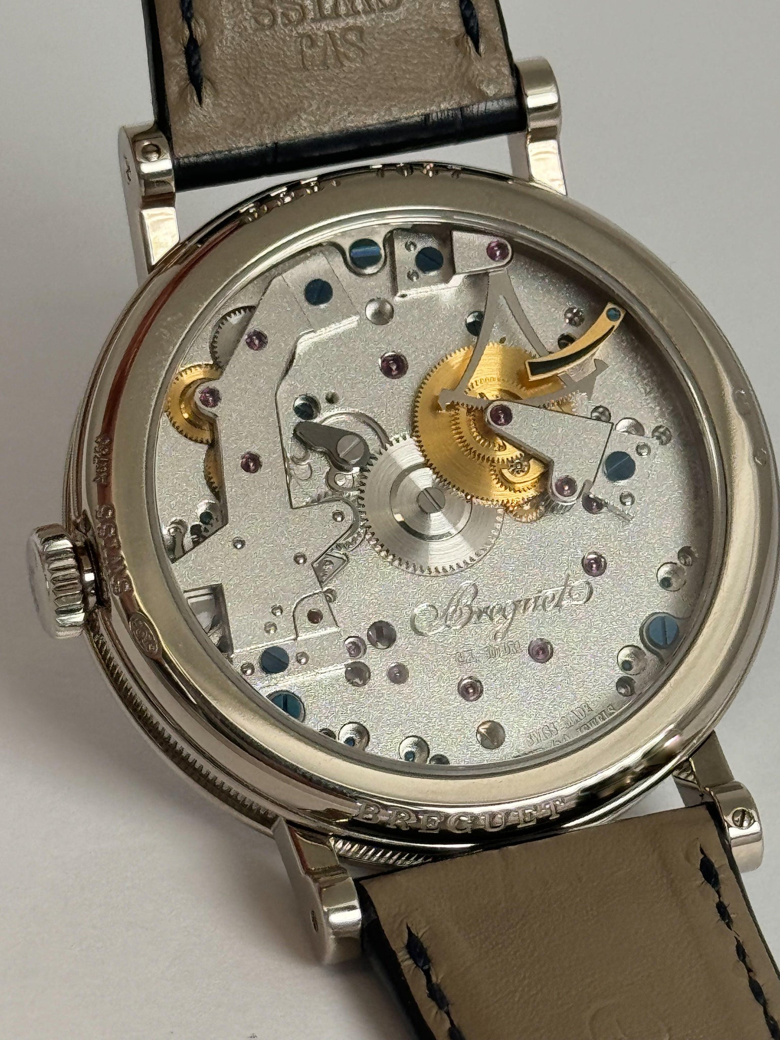 BREGUET TRADITION WHITE GOLD MANUAL WINDING 40MM SKELETON 7057BB119W6