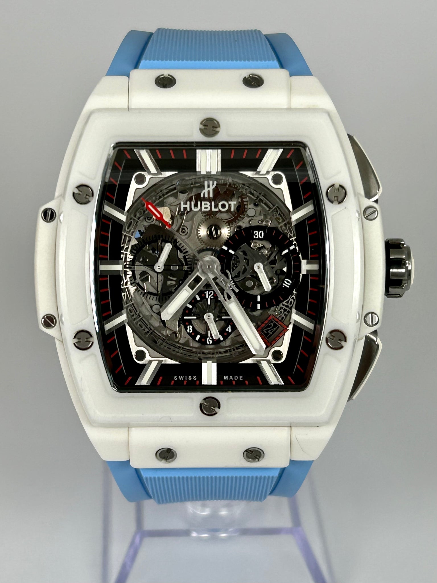 Hublot Spirit Of Big Bang White Ceramic Watch - 45 mm - Sapphire  Dial-601.HX.0173.LR