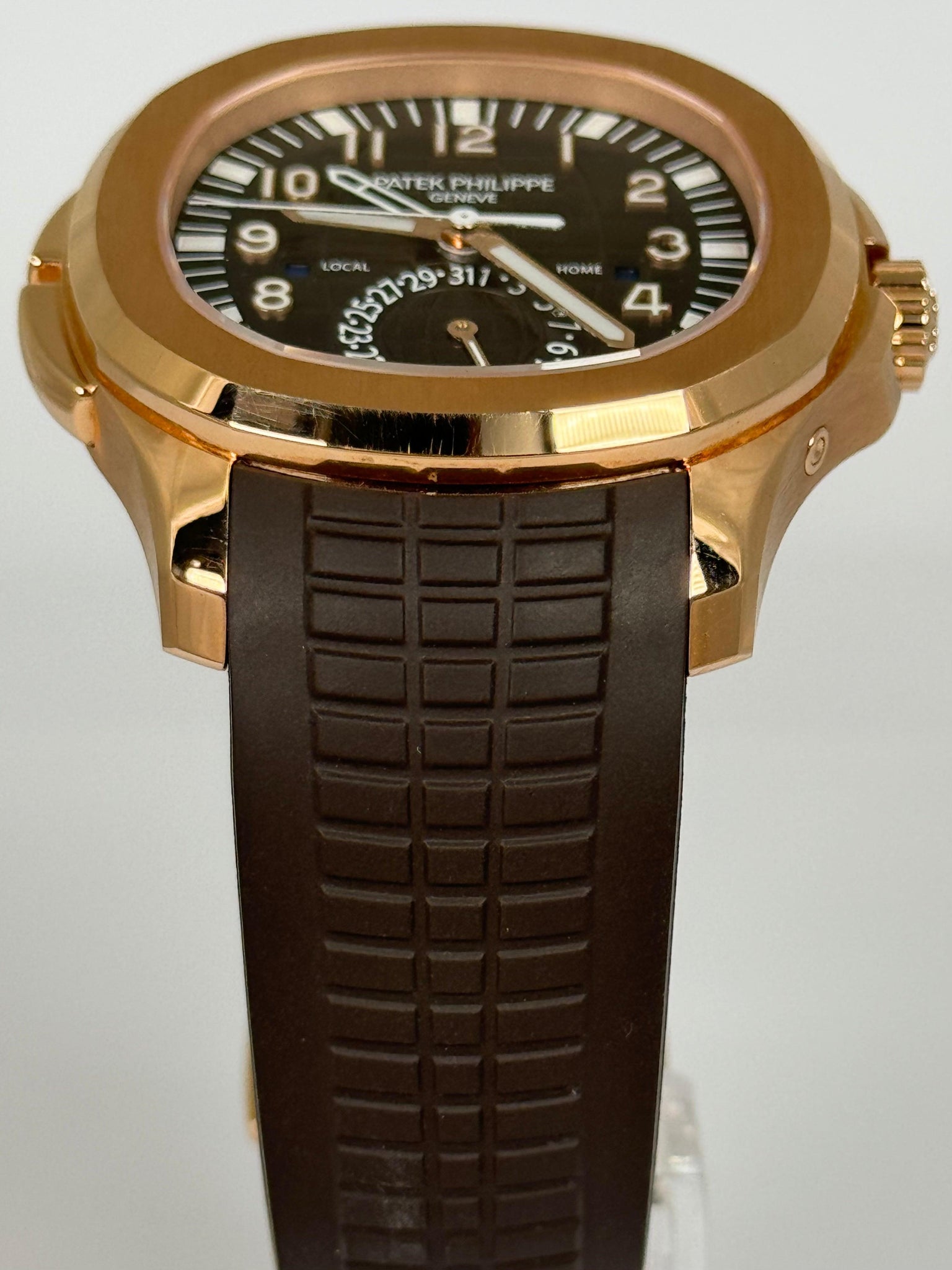 PATEK PHILIPPE AQUANAUT TRAVEL TIME ROSE GOLD 5164R