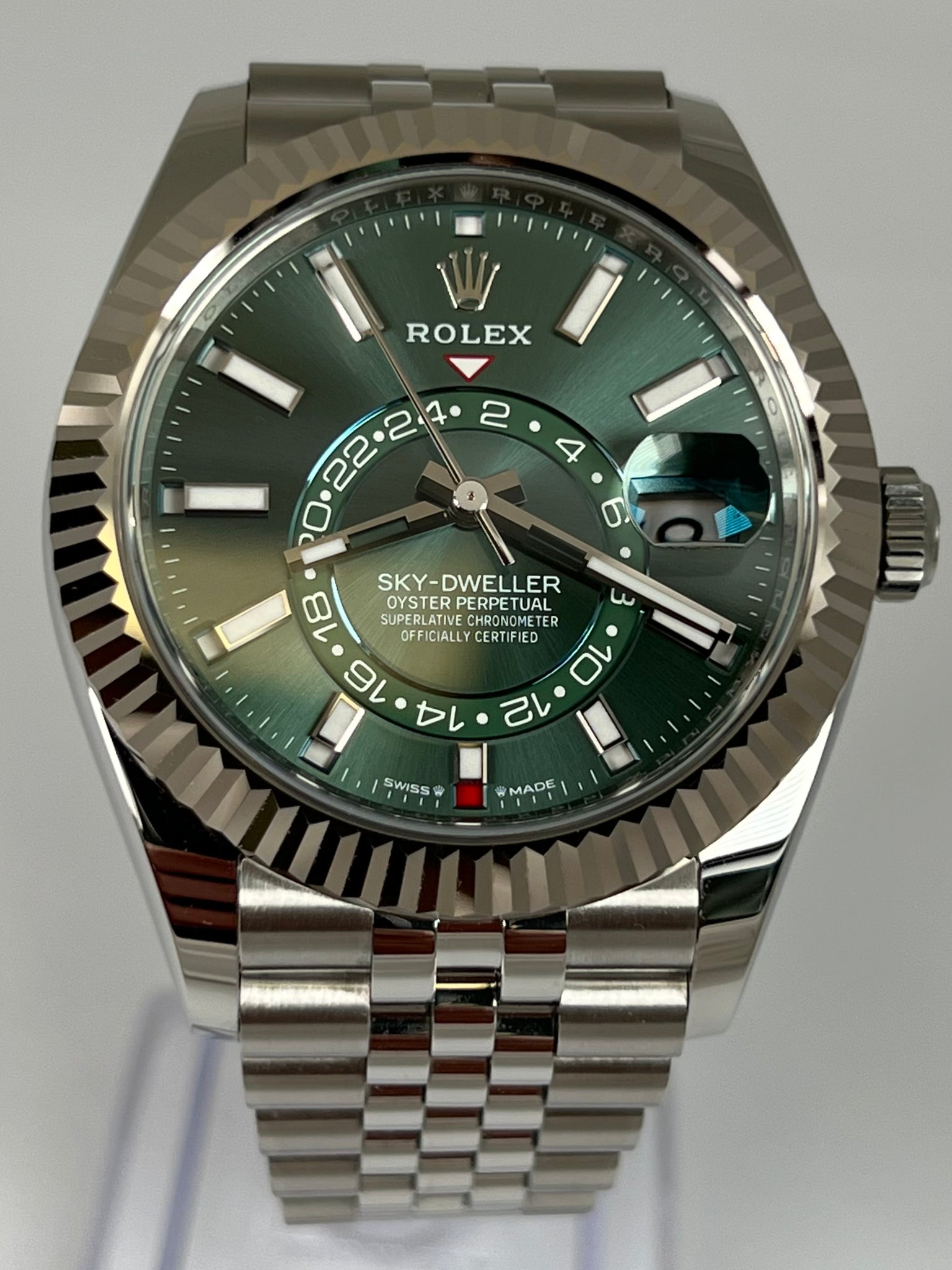 ROLEX SKY-DWELLER MINT GREEN JUBILEE 336934