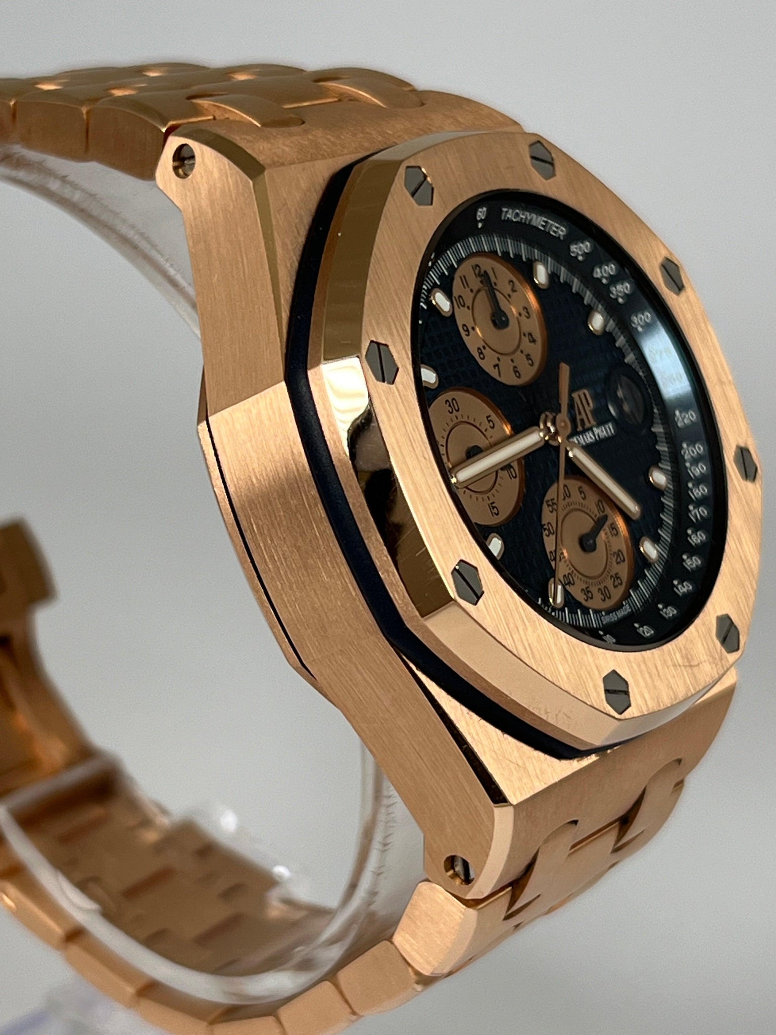 AUDEMARS PIGUET ROYAL OAK OFFSHORE BRICK BLUE DIAL 26238OR