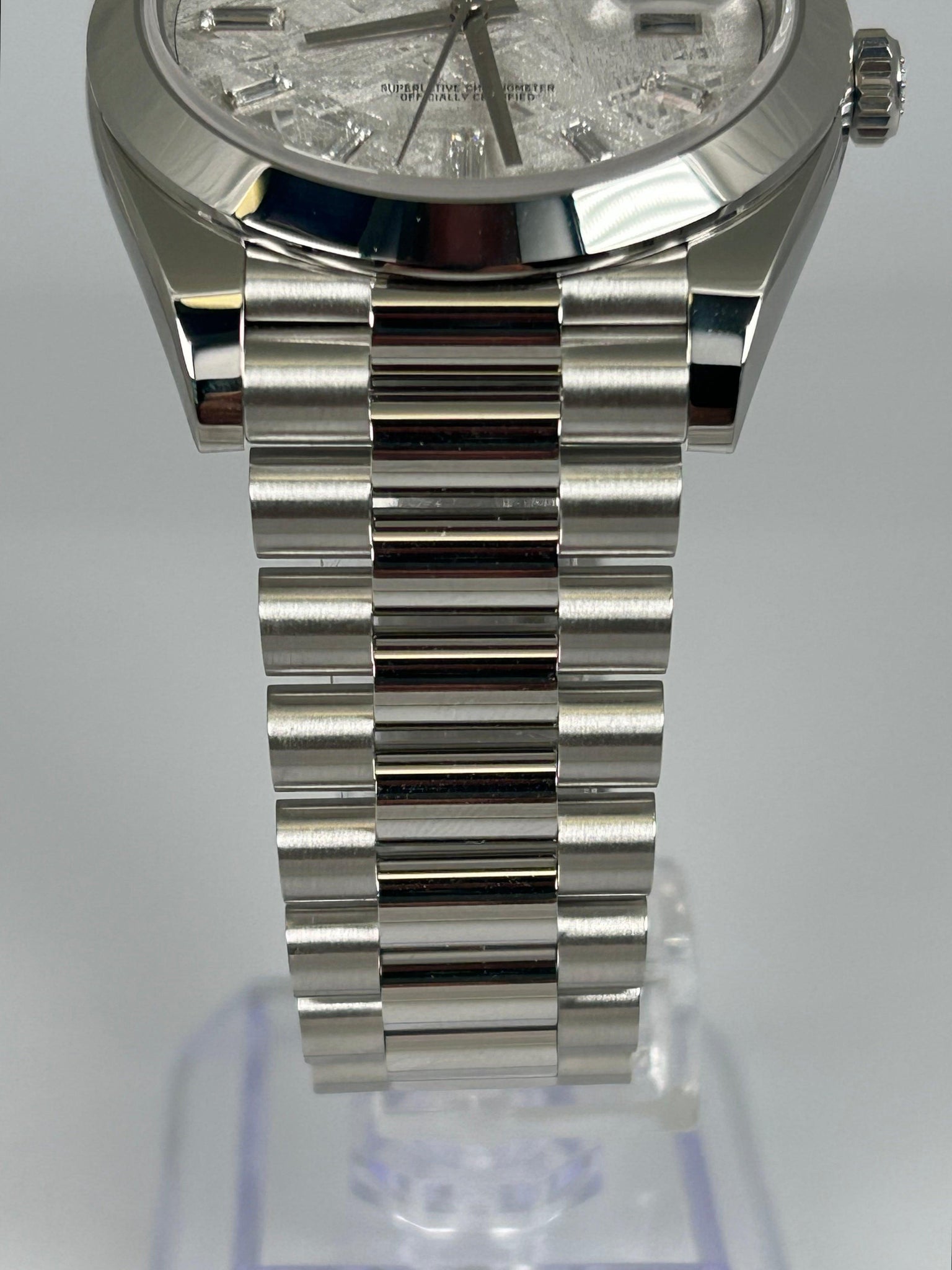 ROLEX DAY-DATE 40 METEORITE PLATINUM DISCONTINUED 228206