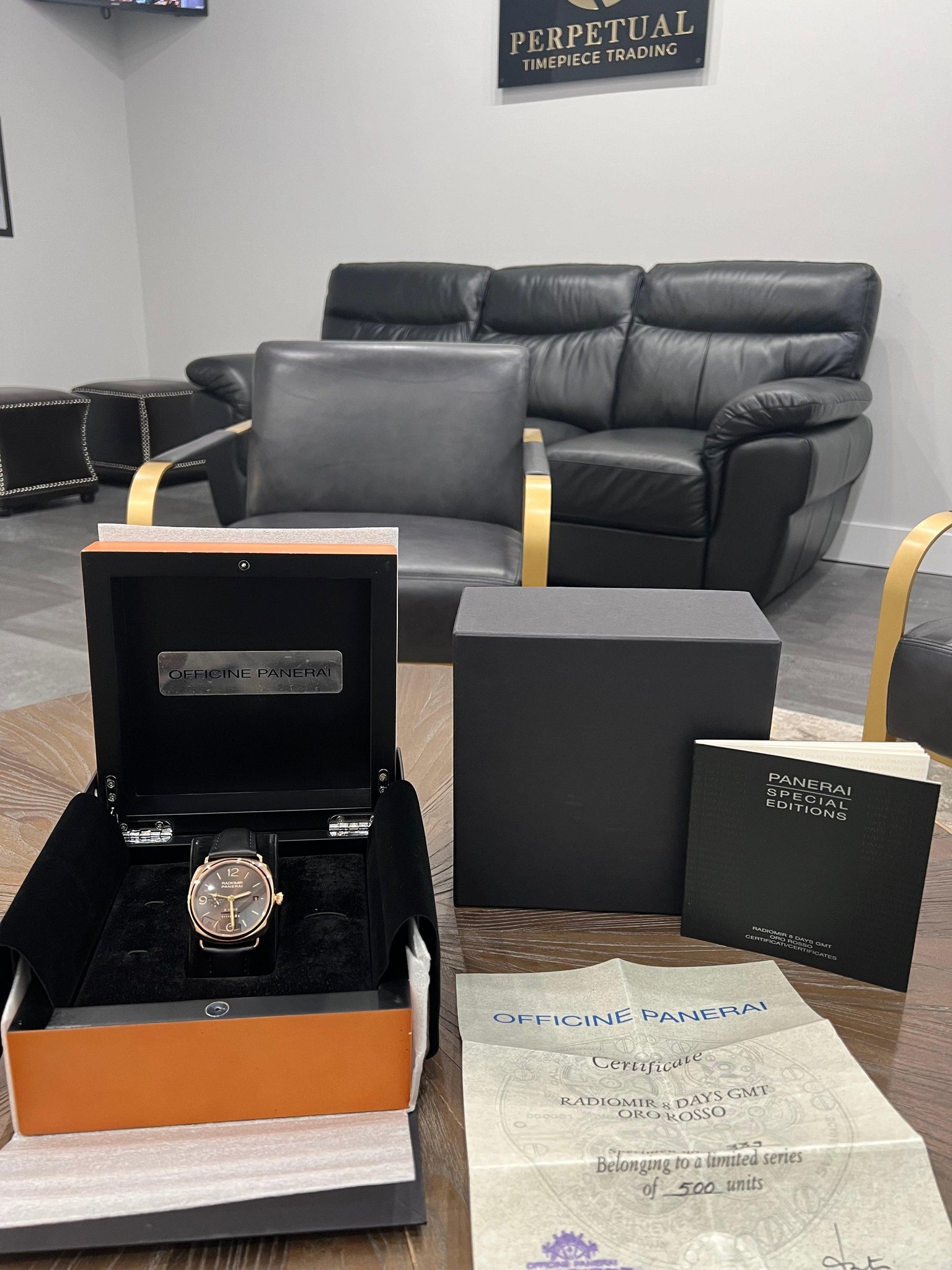 PANERAI RADIOMIR 8 DAYS GMT LIMITED EDITION PAM00395