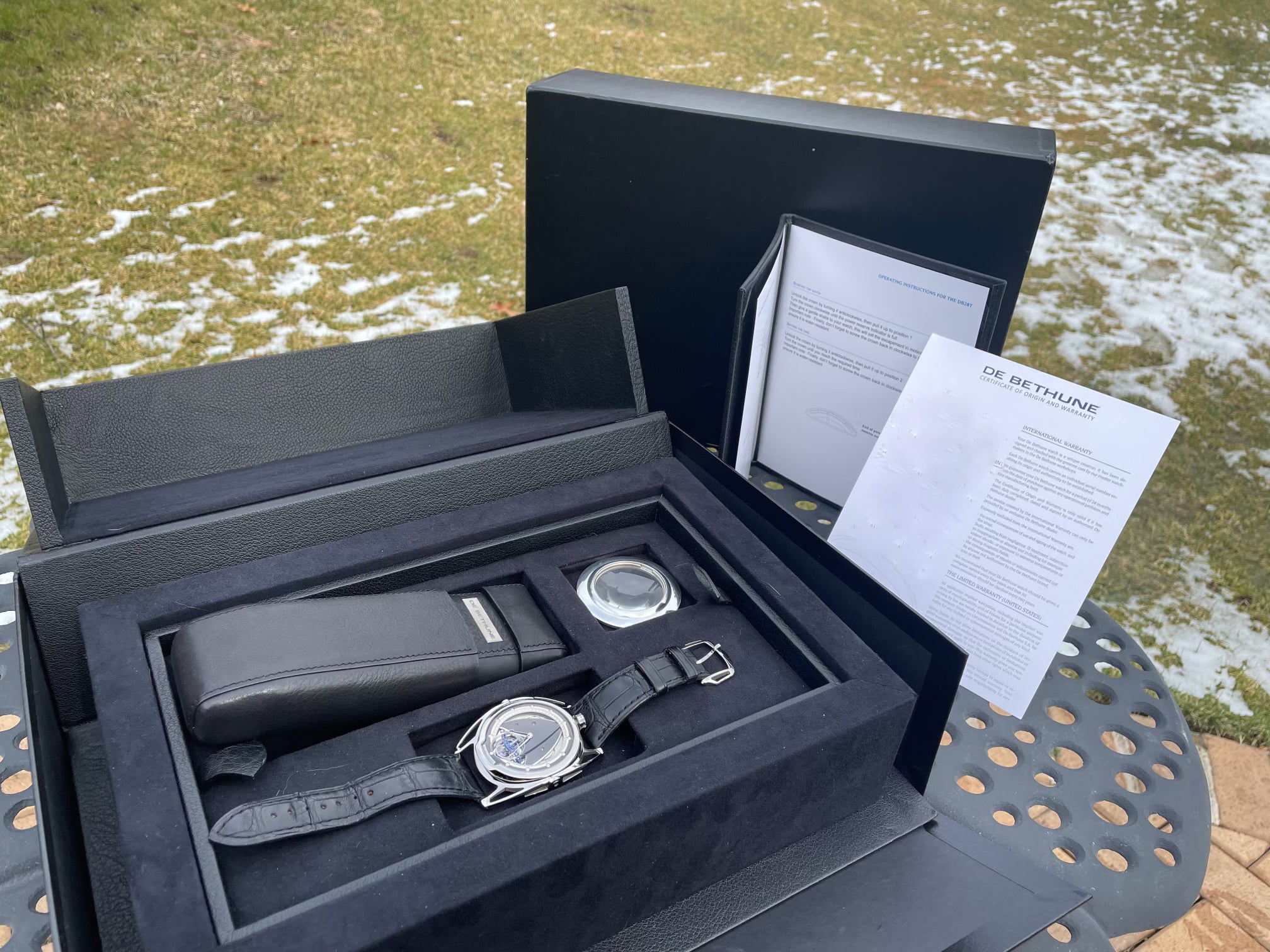 De Bethune DB28TTIS8 Tourbillon Very Rare!