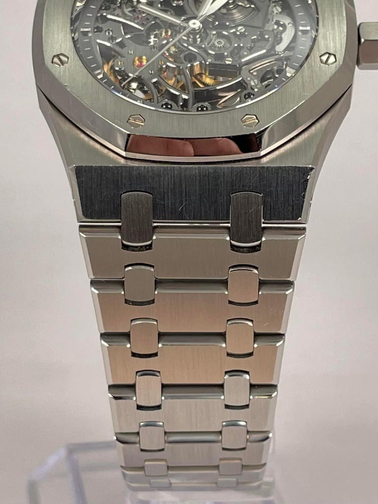 For Sale: Audemars Piguet Royal Oak Openworked 15305 15305st Grail Piece - Perpetual Timepiece Trading 
