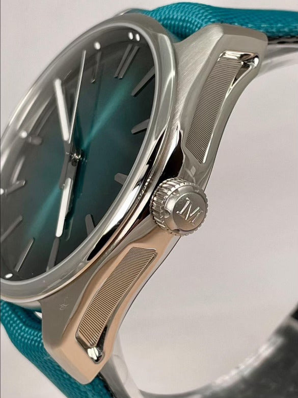 20 MADE H. Moser & Cie. Venturer Concept Blue Lagoon 2327-0406 - Perpetual Timepiece Trading 